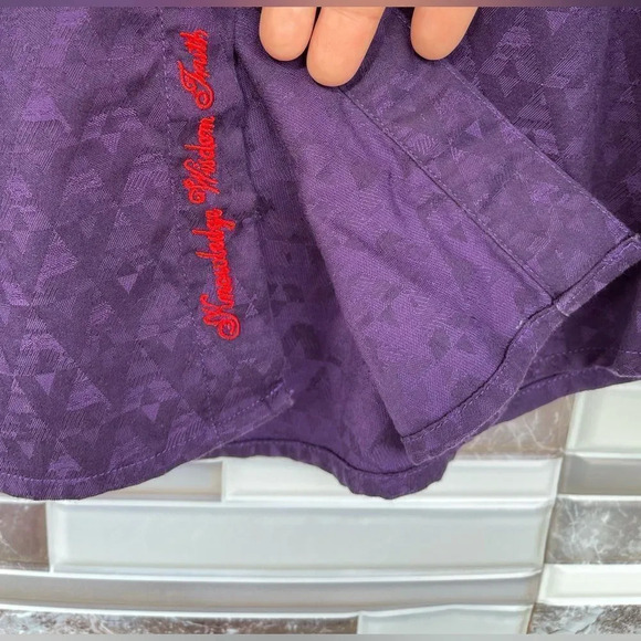 Robert Graham purple shirt size medium - Picture 4 of 9